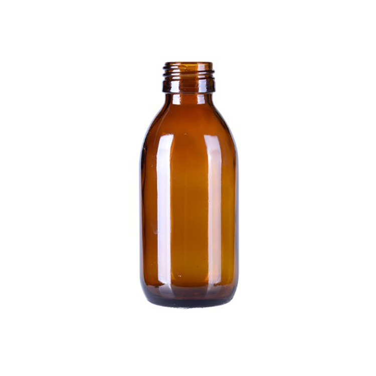Oral liquid syrup bottle pharmaceutical amber glass  bottle