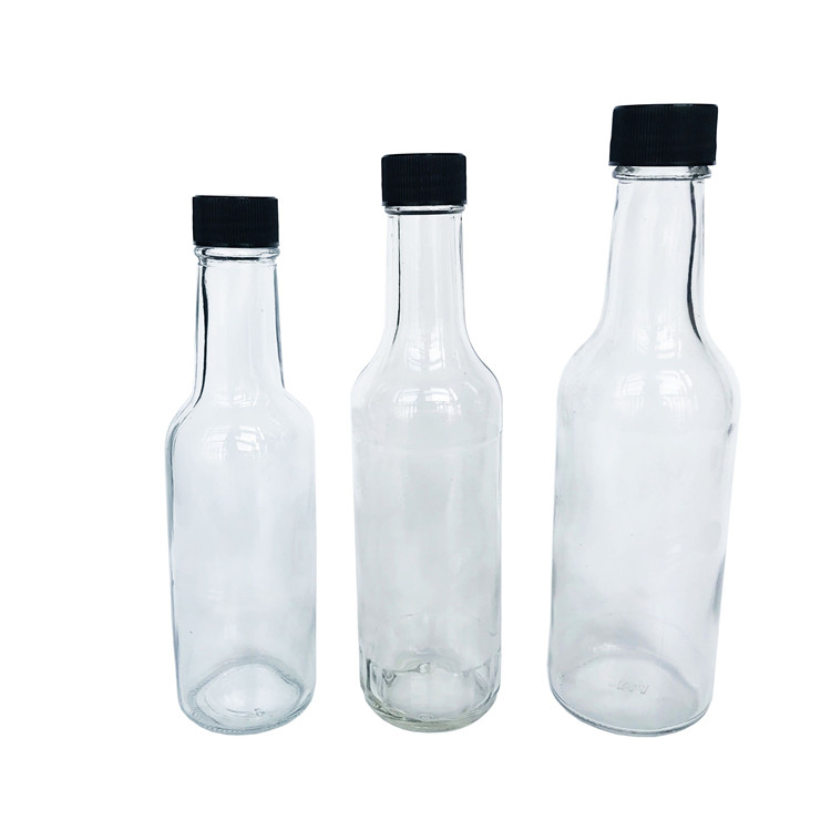 150ml 180ml 250ml Bulk chili sauce glass bottle, glass hot sauce bottle