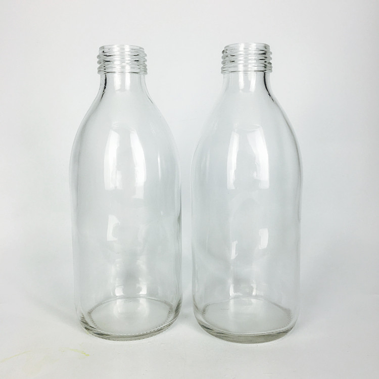 Clear 10oz 300ml beverage cold brew coffee juice glass bottle with screw cap