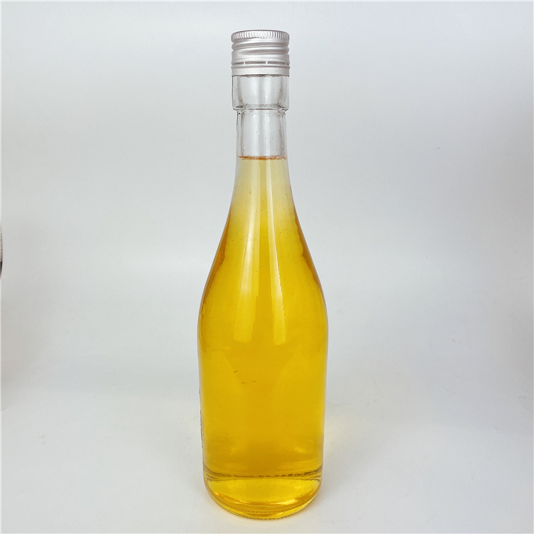 350ml 750ml round wine glass bottle with aluminum screw cap wholesale