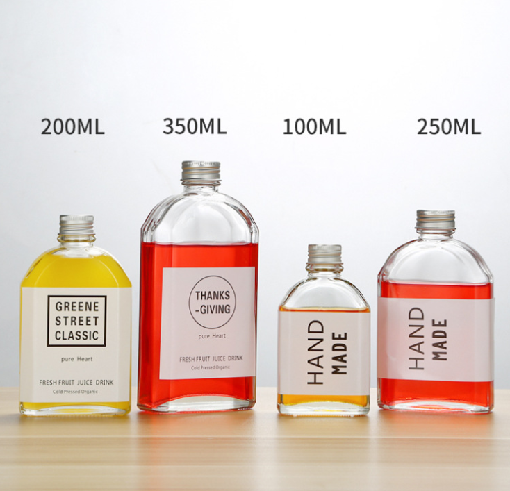 empty 187ml 200ml 250ml 375ml 500ml bulk flat glass wine bottles manufacturers