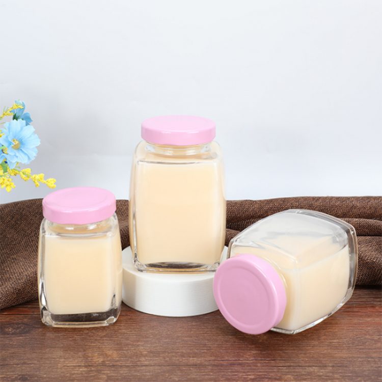 50 ml 80 ml 100 ml 180 ml 360 ml small mini glass containers jars with lids wholesale