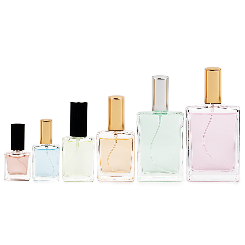 10ml 20ml 30ml 50ml 100ml 150ml Square Perfume Glass Bottle Perfume Spray Glass Bottle