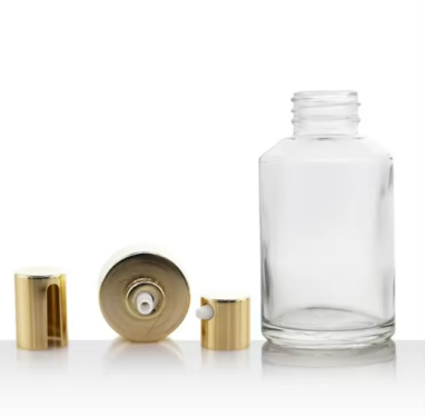 15ml 30ml 60ml 100ml 120ml 200ml Round clear glass perfume bottle wholesale