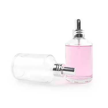 15ml 30ml 60ml 100ml 120ml 200ml Round clear glass perfume bottle wholesale