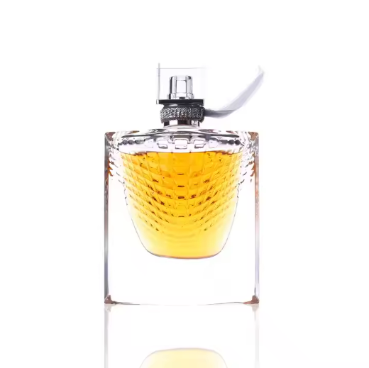 Perfume Bottle Wholesale Special Shape Unique Luxury Check Flat 75ml Empty Glass Spray Bottle with Cap