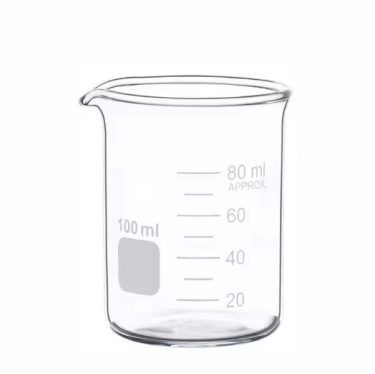 1000ml High Quality Round Beaker Borosilicate Glass for Laboratory 500ml Support Customization Screen Print