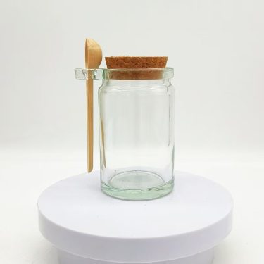 Small 100ml Glass Kitchen Storage Jars with Lid and Spoon for Spice & Coffee Home Use & Party Customizable Logo Techniques