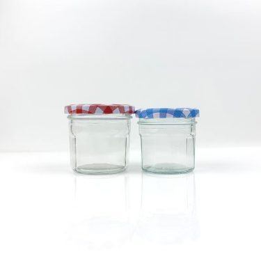 Wholesale 50ml 100ml 150ml 200ml 250ml 380ml Clear 12 Angles Round Food Storage Glass Jars with Screw Lid for Jam Sauce Honey