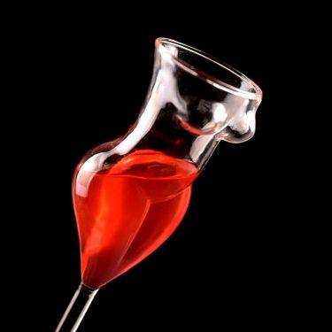 Personality Creative Goddess Transparent Glass Goblet Red Wine Cocktail Glass Cup for bar Restaurant Party