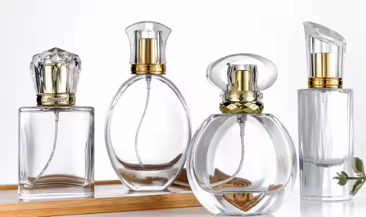 Wholesale Luxury 20ml 30ml 50ml Square Round Spray Cap Empty Refill Glass Bottle Perfume Bottle