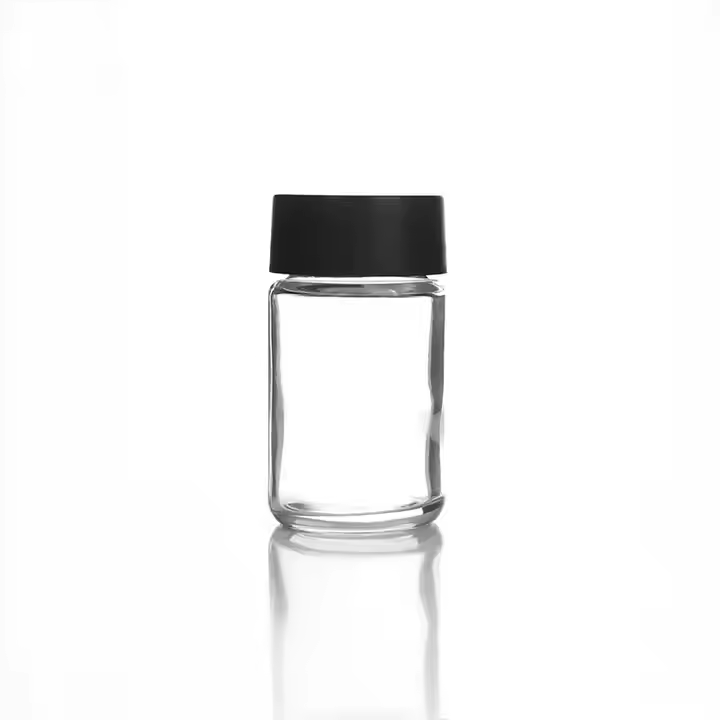 Flower Jar Glass Airtight Glass Jars with Child Resistant Lids