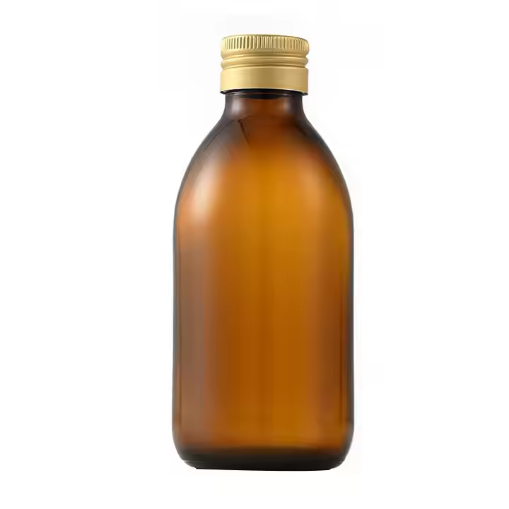 Medical Amber 30ml 60ml 100ml 150ml 200ml 250ml 300ml 500ml Oral Liquid Cough Syrup Glass Bottle With Tamper-proof Cap