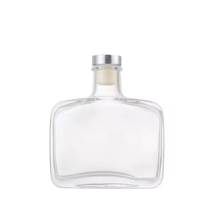 Practical niche design 50ml 100ml Empty Tent Shape Glass Reed Diffuser Fragrance Bottle spirits bottle