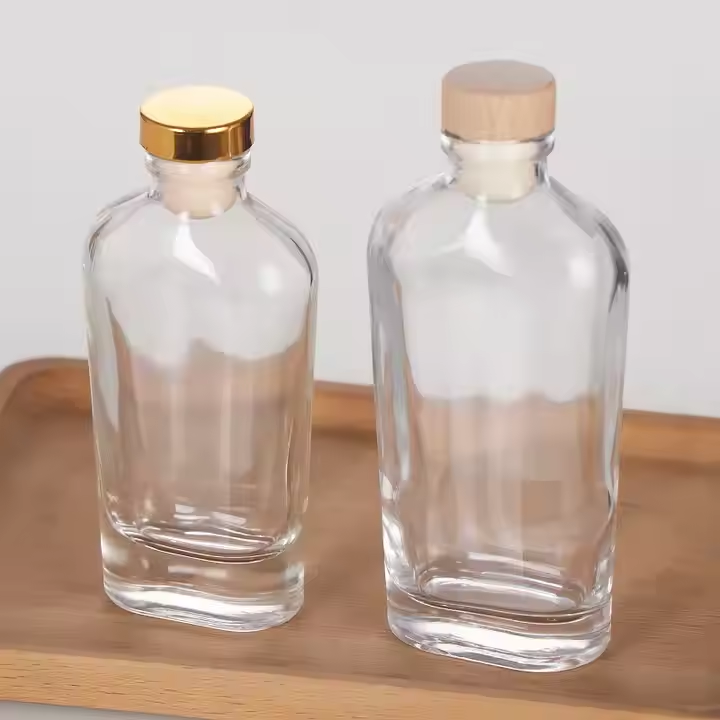 Practical niche design 50ml 100ml Empty Tent Shape Glass Reed Diffuser Fragrance Bottle spirits bottle