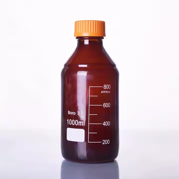 Labs 1000ml Wide-Mouth Media Storage Bottles GLS80 Screw Cap