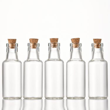 12ml 18ml High Quality Small Transparent Borosilicate Glass Bottle Food Packaging for Candy Tea Nut Samples with Cork