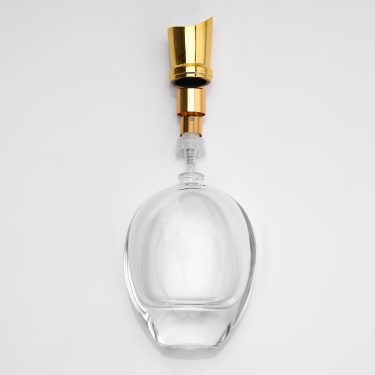 30ml 50ml 75ml 100ml Transparent Flat Oval Shape Thick Bottom Glass Perfume Bottles Pump Sprayer for Cosmetics Perfumes