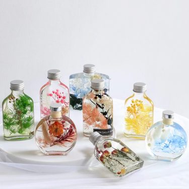 50ml-500ml Clear Empty Flat Aromatherapy Essential Oil Glass Bottle Reed Diffuser Glass Container for Dried Flower Mineral Oil