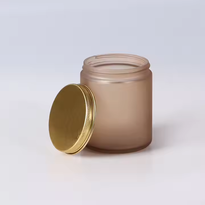 Luxury Custom Candle Jar with Lid and Gift Box 250ml Candle Container Jar
