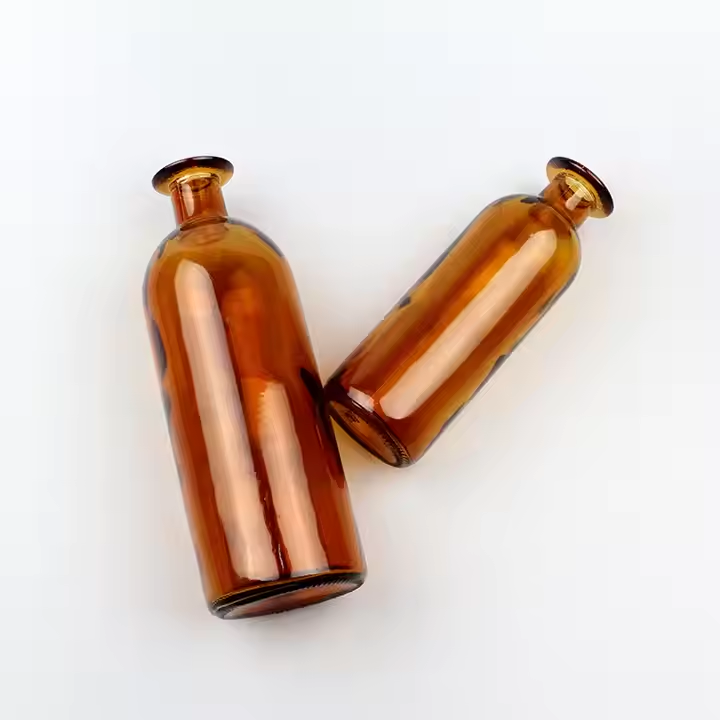 Amber 250ml 500ml Reed Diffuser Empty Glass Bottle Aroma Diffuser Bottles