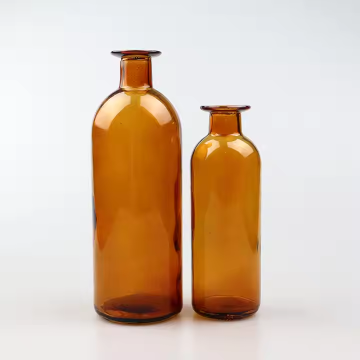 Amber 250ml 500ml Reed Diffuser Empty Glass Bottle Aroma Diffuser Bottles