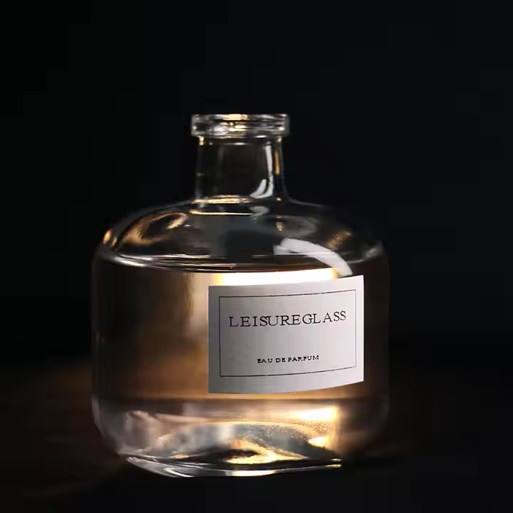Custom Luxury 120ml Clear Empty Glass Aromatherapy for Reed Diffuser Bottle Fragrance Sticks Premium Glass Bottles for Aroma Use ﻿