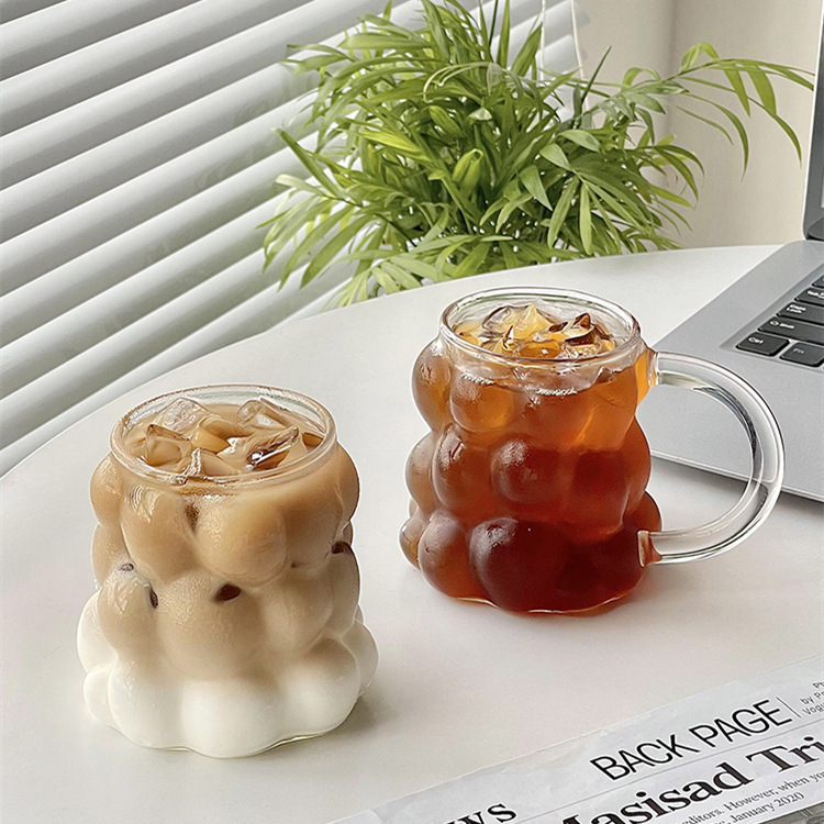 Ins Style Transparent Grape-Shaped High Borosilicate Glass Cup: A Blend of Quality and Artistry
