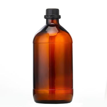 Wholesale 500ml 630ml 1L 2.5L 4L Dark Brown Chemical Reagent Glass Bottle with Plastic Inner Stopper and Screw Cap