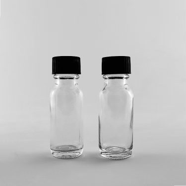 Wholesale Boston Glass Bottle Capacity 15ml for Carbonated Drinks, Kombucha Juice, Retro Gin Sample Packaging with Screw Cap
