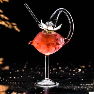 180ml Creative Transparent Hand Blown Wine Glass Swan Shape Red Wine Whiskey Cocktail Glass Goblet for Wedding Party bar Home