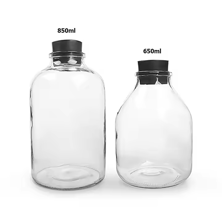 650ml 850ml Plant Tissue Culture Bottle with Plastic Lid