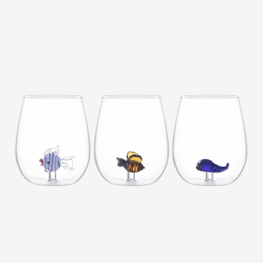 Creative Marine Animal Interior High Borosilicate Glass Beverage Cup Juice Milk Soda 400ml Whiskey Cocktail Red Wine Glass Cup