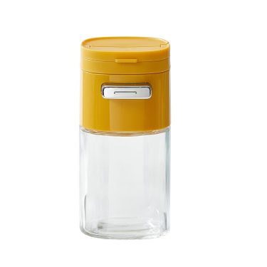 Clear Empty 180ml Square Spice Glass Dispenser with Dual-Use 2-in-1 Press-Type Plastic Lid Multi-functional Quantitative Seasoning Jar Clear Empty 180ml Square Spice Glass Dispenser with Dual-Use 2-in-1 Press-Type Plastic Lid Multi-functional Quantitative Seasoning Jar