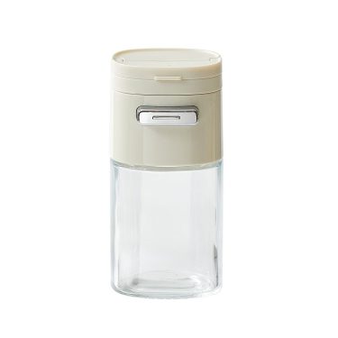 Clear Empty 180ml Square Spice Glass Dispenser with Dual-Use 2-in-1 Press-Type Plastic Lid Multi-functional Quantitative Seasoning Jar Clear Empty 180ml Square Spice Glass Dispenser with Dual-Use 2-in-1 Press-Type Plastic Lid Multi-functional Quantitative Seasoning Jar
