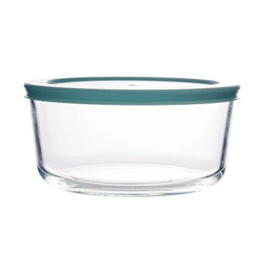 Wholesale High Temperature Resistant Round 3-piece Glass Fresh-keeping Bowl Food Storage Glass Container Microwaveable Suitable