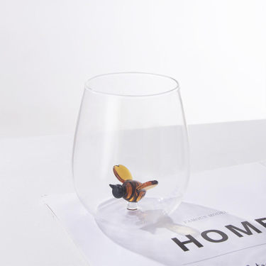 Creative Marine Animal Interior High Borosilicate Glass Beverage Cup Juice Milk Soda 400ml Whiskey Cocktail Red Wine Glass Cup