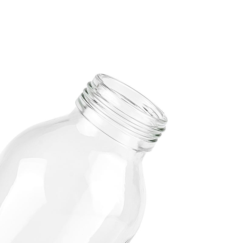 300ml 1000ml Clear Empty Small Mouth Glass Beverage Bottle for Juice Coffee Milk Wholesale