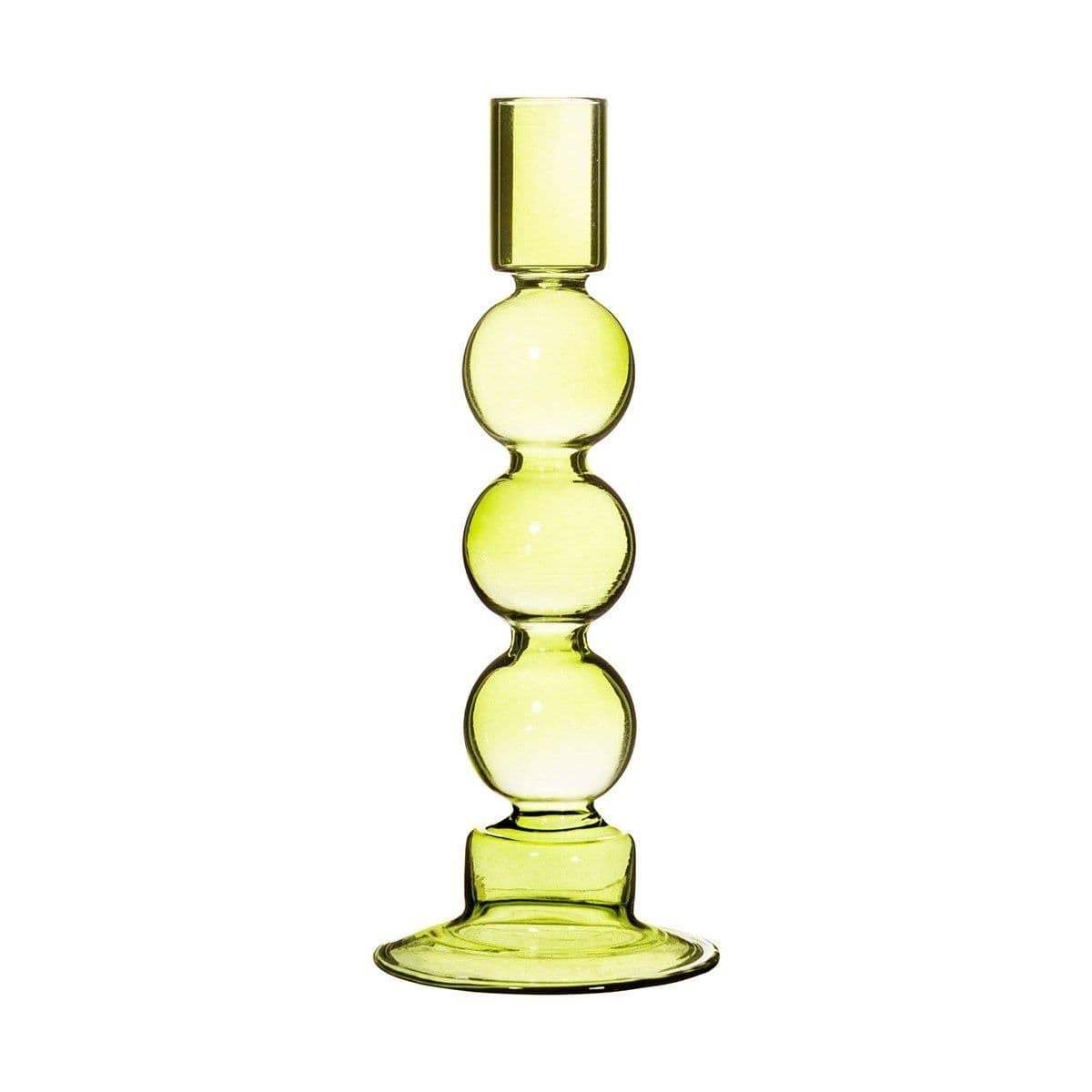 Factory Price Hand Blown Glass Candlestick Colorful Decorative Candle Holder for Home Wedding Event Centerpiece