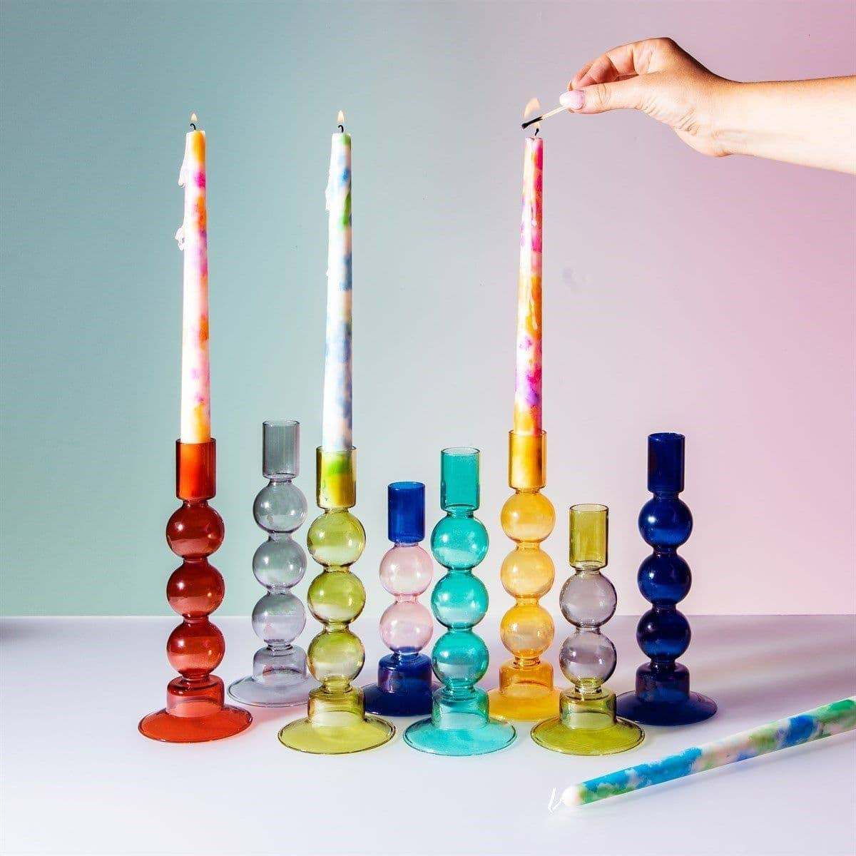 Factory-Priced Hand-Blown Glass Candlesticks: Tailored for Saudi Arabia & UAE Markets