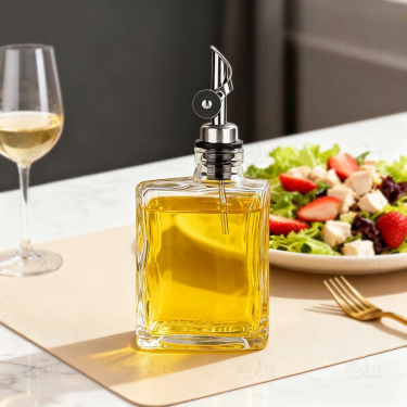 200ml 280ml Transparent Empty Flat Square Glass Cooking Oil Bottles Stainless Steel Spout Olive Oil Dispenser with Screw Cap Seal 200ml 280ml Transparent Empty Flat Square Glass Cooking Oil Bottles Stainless Steel Spout Olive Oil Dispenser with Screw Cap Seal
