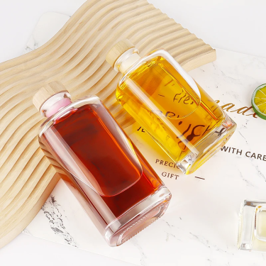 100ml 200ml 375ml 500ml Food Grade Empty Glass Wine Juice Drinking Bottle with Cork 100ml 200ml 375ml 500ml Food Grade Empty Glass Wine Juice Drinking Bottle with Cork