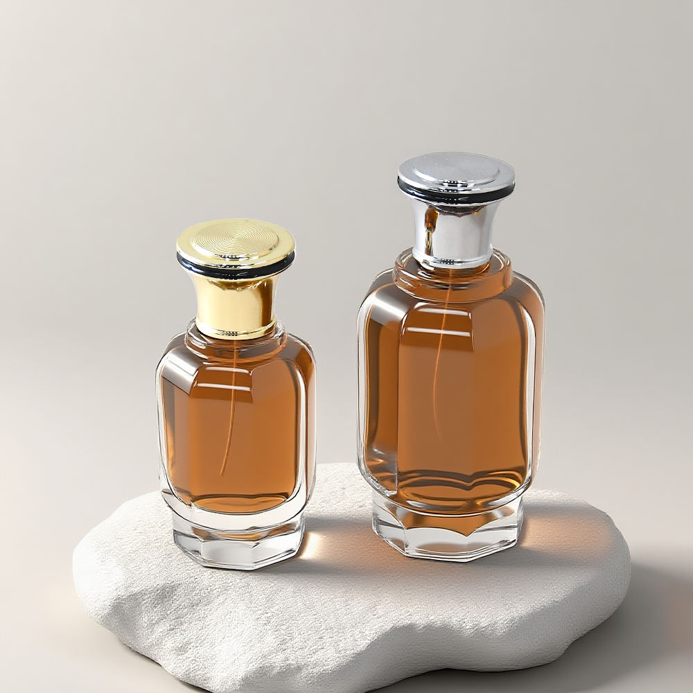 Factory Price Luxury Transparent Spray Clear Glass 50ml 100ml Bottles Empty Custom Fragrance Cosmetic Glass Bottle