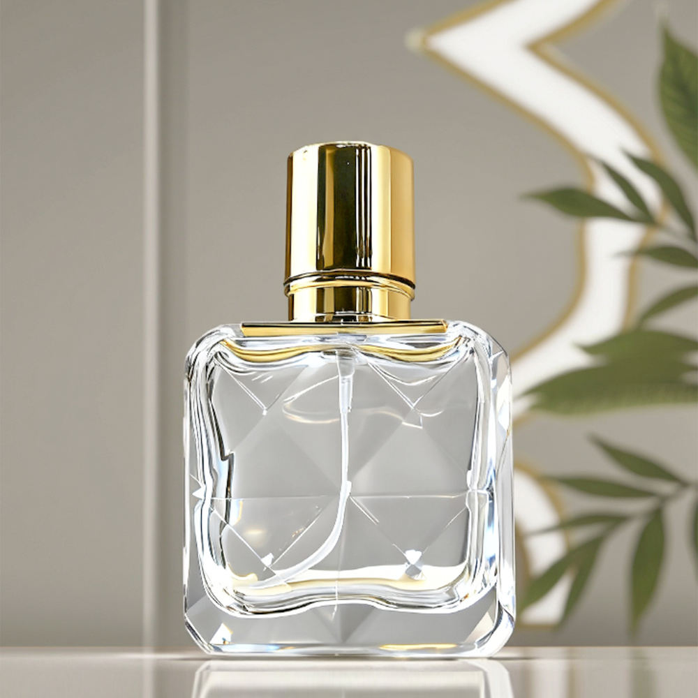 Wholesale Empty 30ml Transparent Travel Shape Refillable Glass Perfume Bottles With Aluminum Sprayer