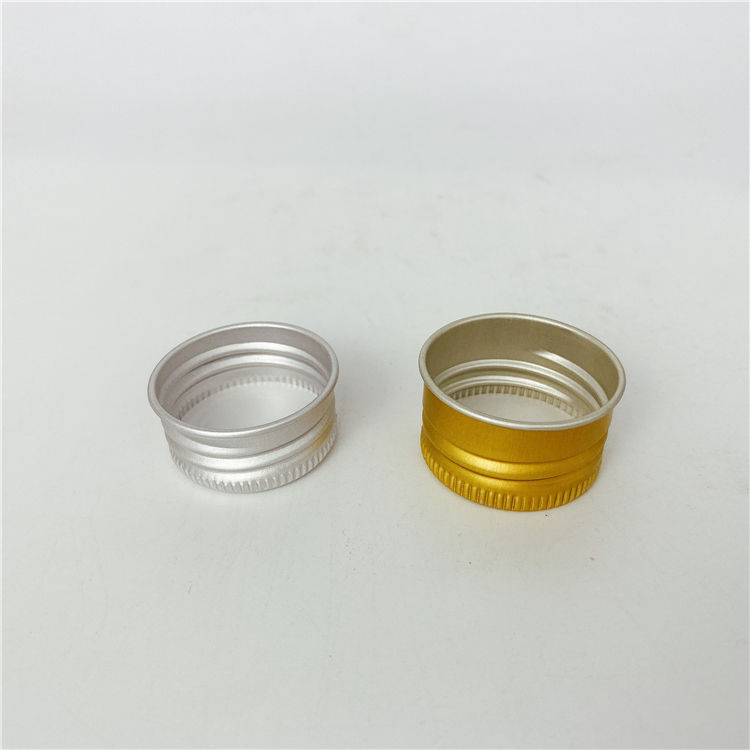 Aluminum Metal Screw Cap Lids for Wine Bottles 18mm 20mm 24mm 26mm 28mm 38mm 58mm 70mm Sizes in Golden Silver Black