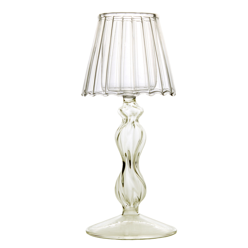 European Style Glass Table Lamp Candelabra Decorative Candle Holder Creative Home Wedding Restaurant Dinner Ornament