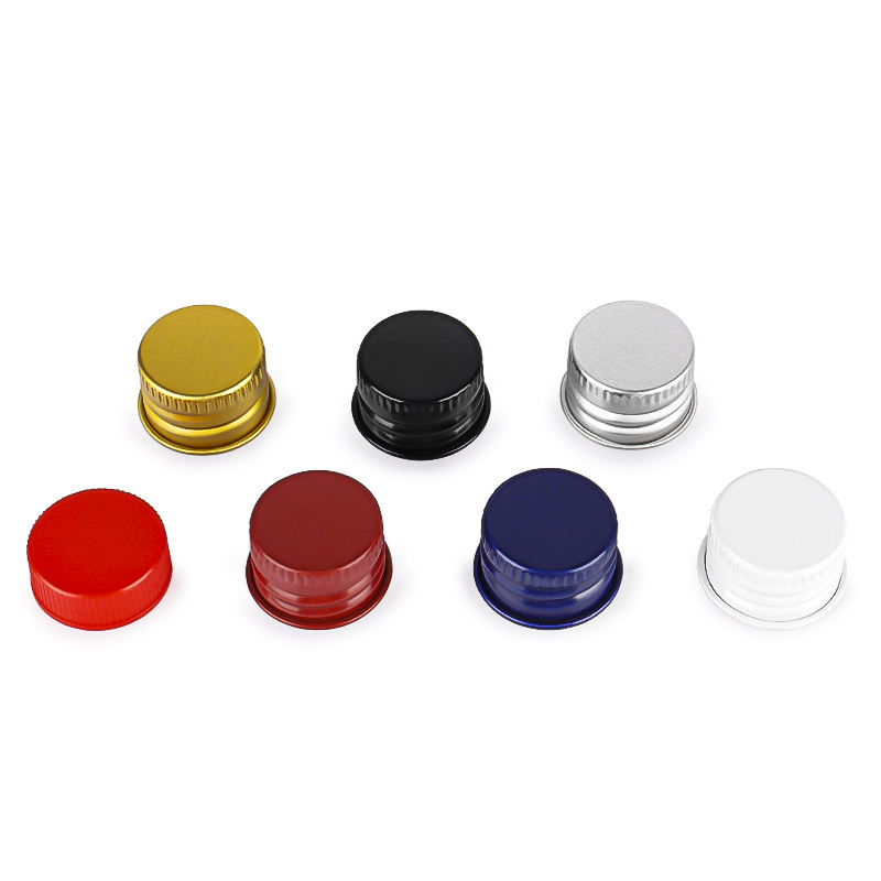 Aluminum Metal Screw Cap Lids for Wine Bottles 18mm 20mm 24mm 26mm 28mm 38mm 58mm 70mm Sizes in Golden Silver Black