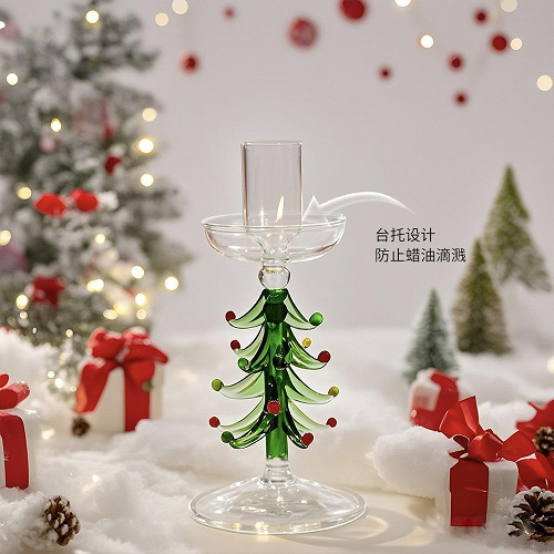 Glow & Cheer: Christmas Glass Candle Holders to Elevate Your Holiday Decor