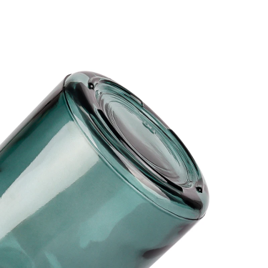 Blue cylindrical small-mouth reagent bottle with glass stopper laboratory reagent dispensing sealing glass bottle