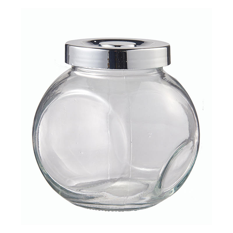 Wholesale Empty Spice and Seasoning Pot Jar 50ml 180ml 380ml 480ml Seasoning Glass Kitchen Oblate Glass Jar